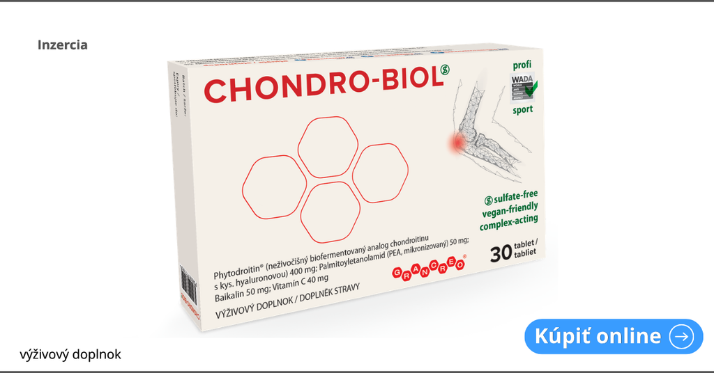 Inzercia: CHONDRO-BIOL, výživový doplnok, balenie 30 tabliet