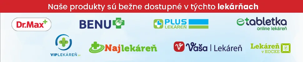 NAŠE PRODUKTY SÚ BEŽDNE DOSTUPNÉ V TÝCHTO LEKÁRACH