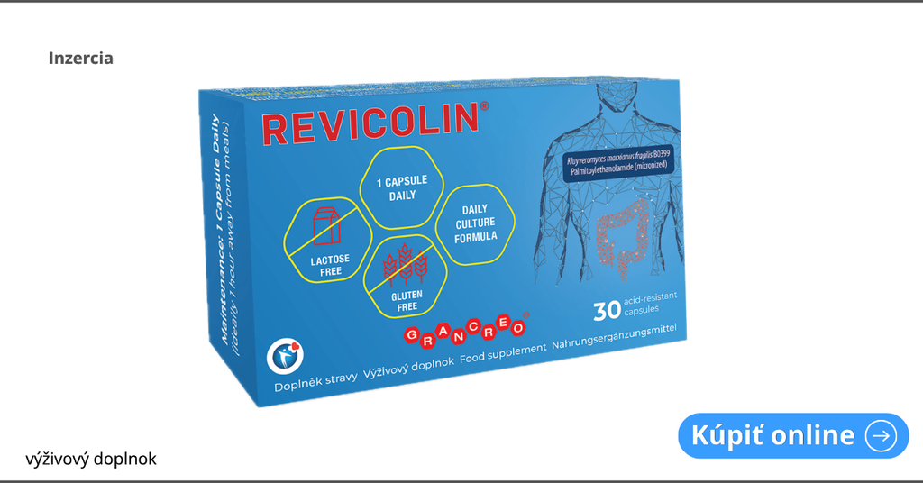 Inzercia: REVICOLIN, výživový doplnok, balenie 30 kapsúl
