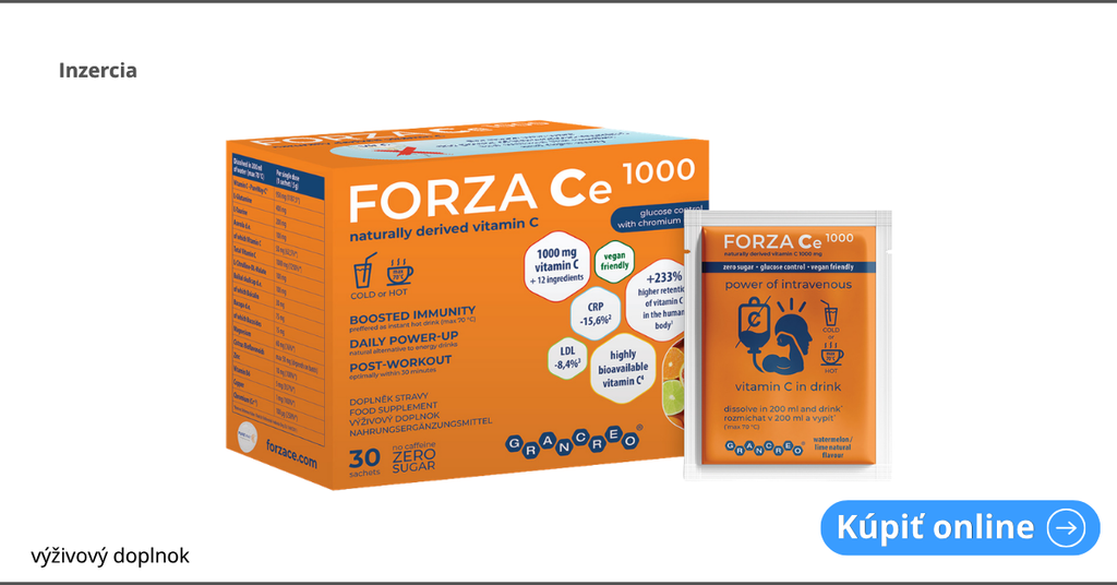 Inzercia: FORZA Ce 1000, výživový doplnok, balenie 30 vrecúšok