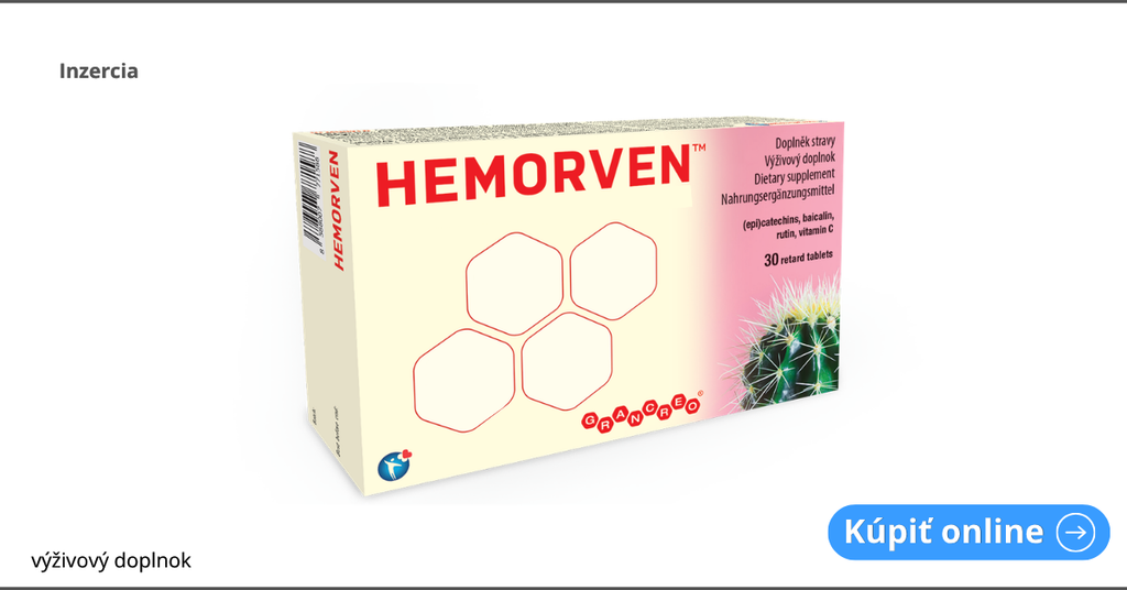 Inzercia: HEMORVEN, výživový doplnok, balenie 30 tabliet
