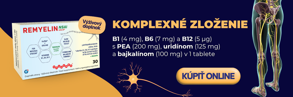 Inzercia: REMYELIN NSAI retard, výživový doplnok, balenie 30 tabliet